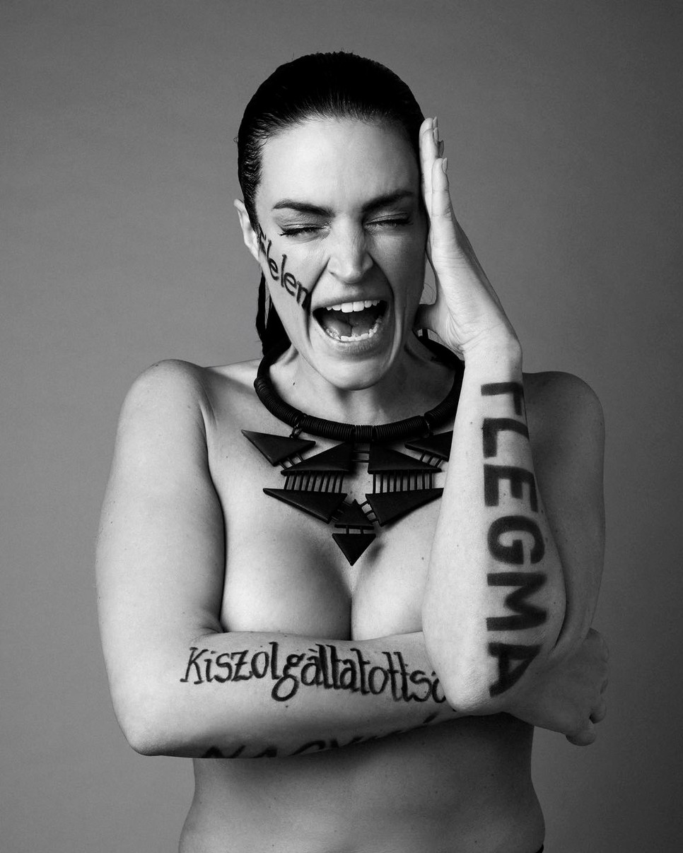 Alföldi Anna a Next Topmodel Hungary egyik versenyzője Fotó: Trunkó Bálint Stylist: Kiss Márk