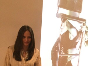 Tamara olasz tervező ruhájában