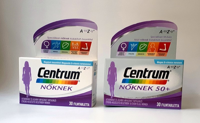 A CENTRUM az egyik legsokoldalúbb készítmény, amiben már minden korosztály számára biztosított a napi ajánlott vitamin- és ásványi anyag bevitel, a termékeket a GLAMOUR-napok idején -20% kedvezménnyel vásárolhatod meg a ROSSMANN üzleteiben, az Online Drogériában, valamint a mobilapplikáción keresztül