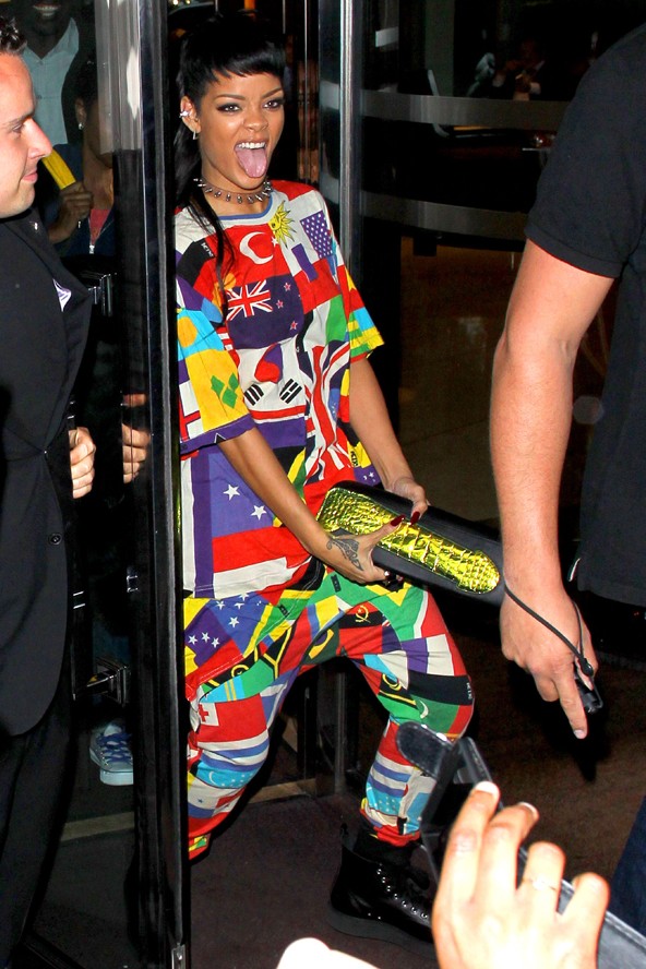 Rihanna Westwood cock clutch