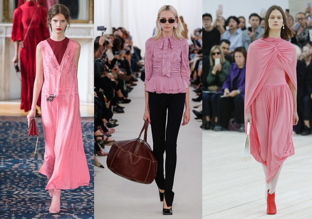 Rózsaszín szettek a 2017-es tavasz-nyári kifutón