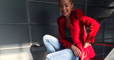 Kovács Patrícia kislányával közösen búcsúzik