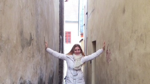 Meseváros hóesésben