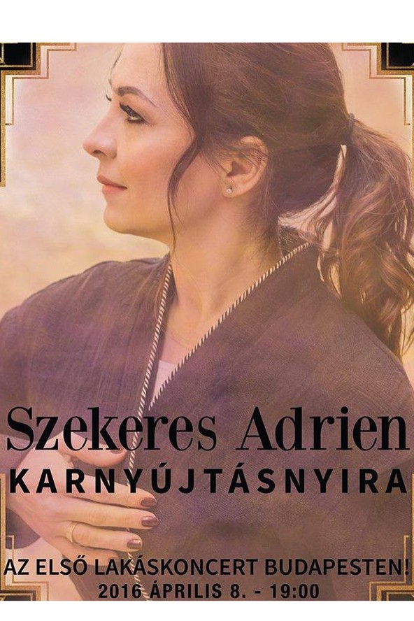 Szekeres Adrien lakáskoncertet ad Budapesten