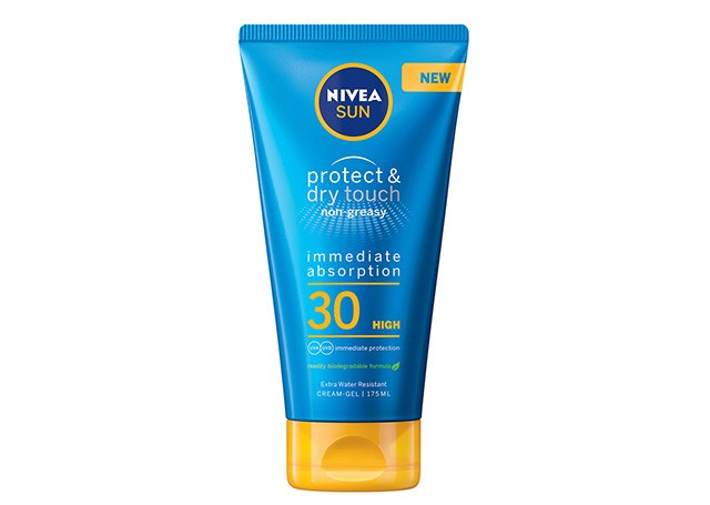 Nivea Protect & Dry Touch Napozó Krém Gél FF 30 4599 Ft/175 ml