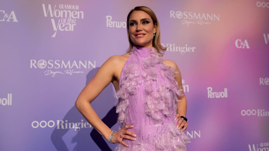 Balogh Edina egy csodaszép Demeter Richard ruhában érkezett a GLAMOUR Women of the Year gálára