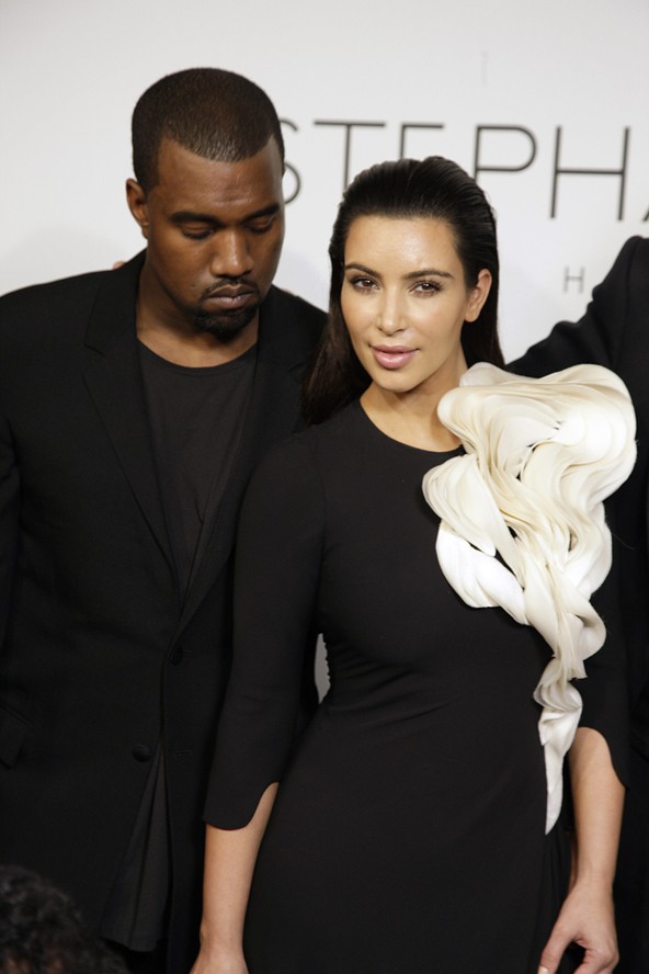 Kanye West és mennyasszonya, Kim Kardashian