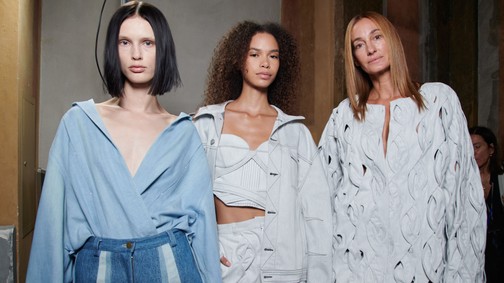 Epres Panni a milánói divathét csillagaként tündökölt - Kata Szegedit viselt, és nem is akármit