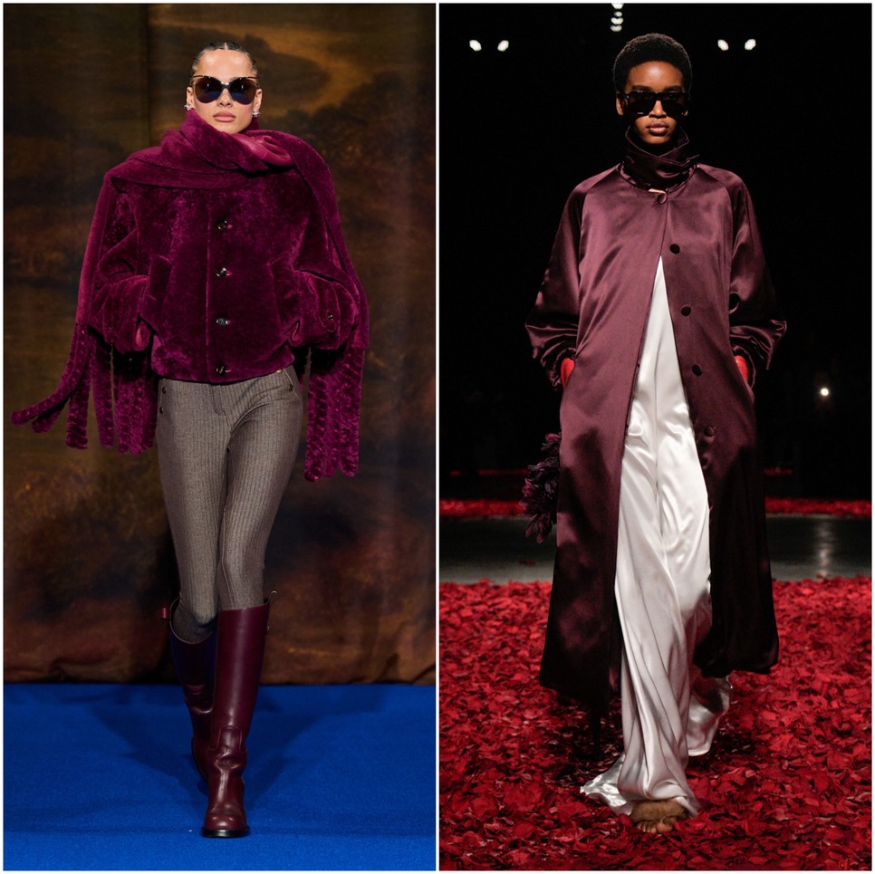 Ezek a finom vörösborokat idéző lilás árnyalatok most igazán hozzák az ünnepi hangulatot