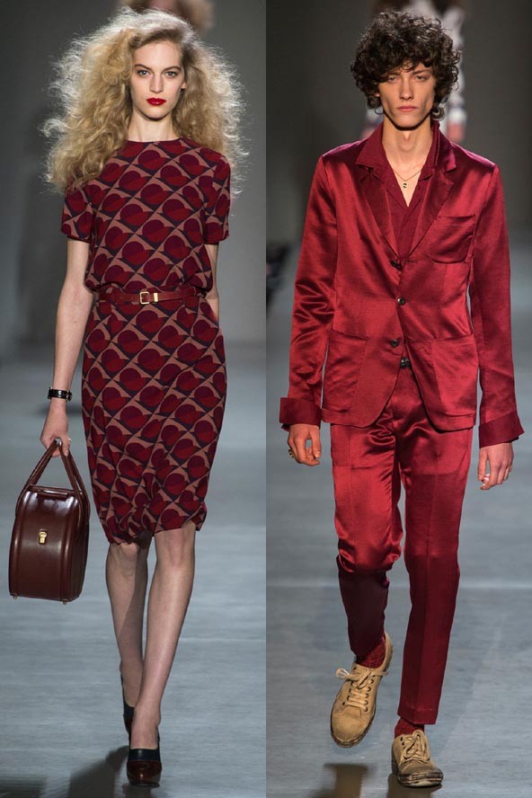 Axente Vanessa és Pituk Kristóf a Marc by Marc Jacobs show-n