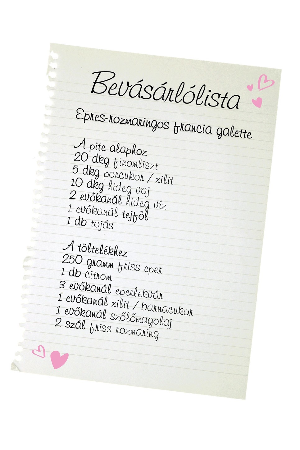 Marton Adri isteni epres-rozmaringos francia galette-jét így készítheted el