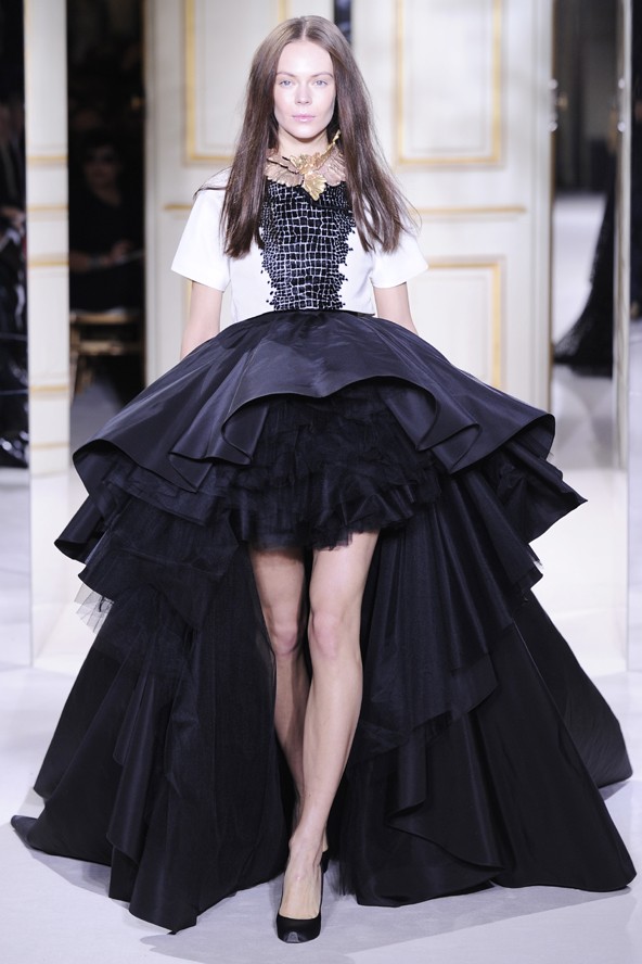 Rajzák Kinga a Giambattista Valli haute couture show-n
