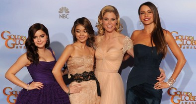 Sarah Hyland mesés esküvőjén egy mini Modern család találkozóra is sor került