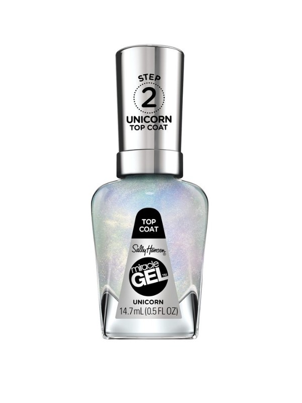 Irizáló körmök Miracle Gel Top Coat körömlakk (106 Unicorn) SALLY HANSEN 