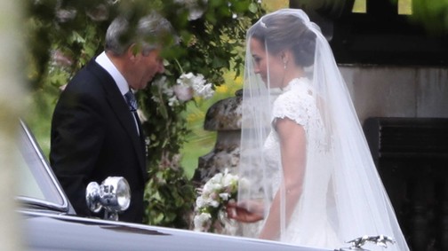 Első képek: Ilyen gyönyörű menyasszony Pippa Middleton