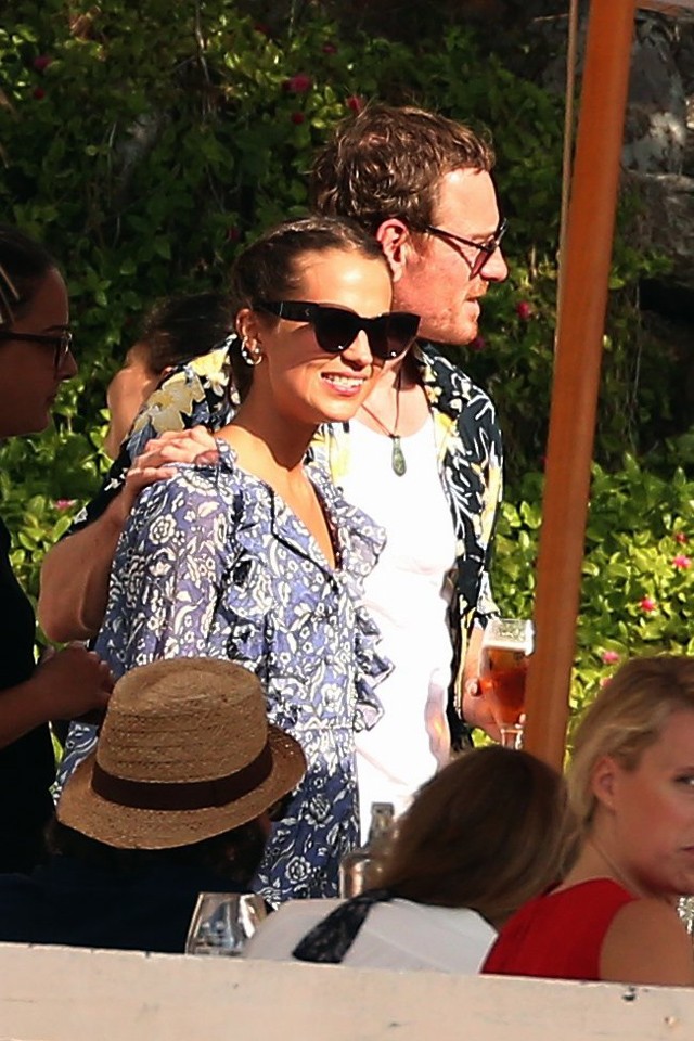Alicia Vikander Michael Fassbender esküvő Ibiza
