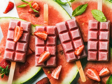 Hűsítő görögdinnyés, epres jégkrém - Napi recept