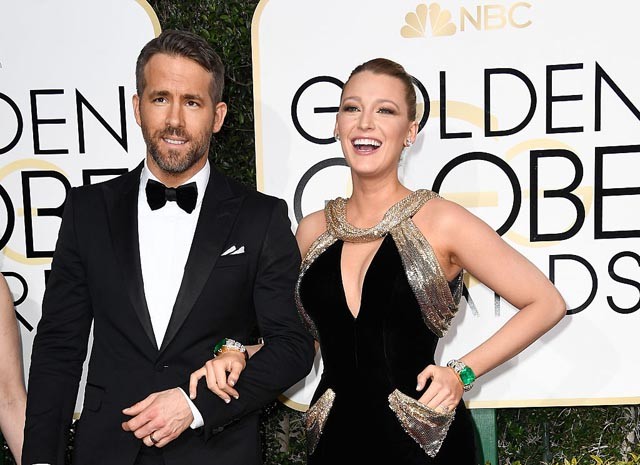 Ryan Reynolds, Blake Lively, Golden Globes