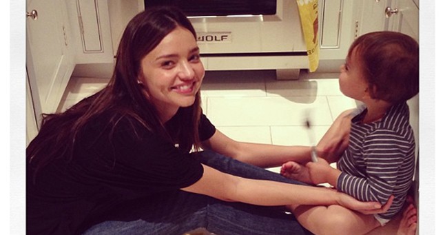 Miranda Kerr és Flynn Christopher Blanchard Copeland