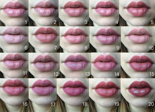 rúzs, árnyalat, kipróbál, rúzsok kipróbálása, 97 színű rúzs, rúzsmánia, ajakfestés