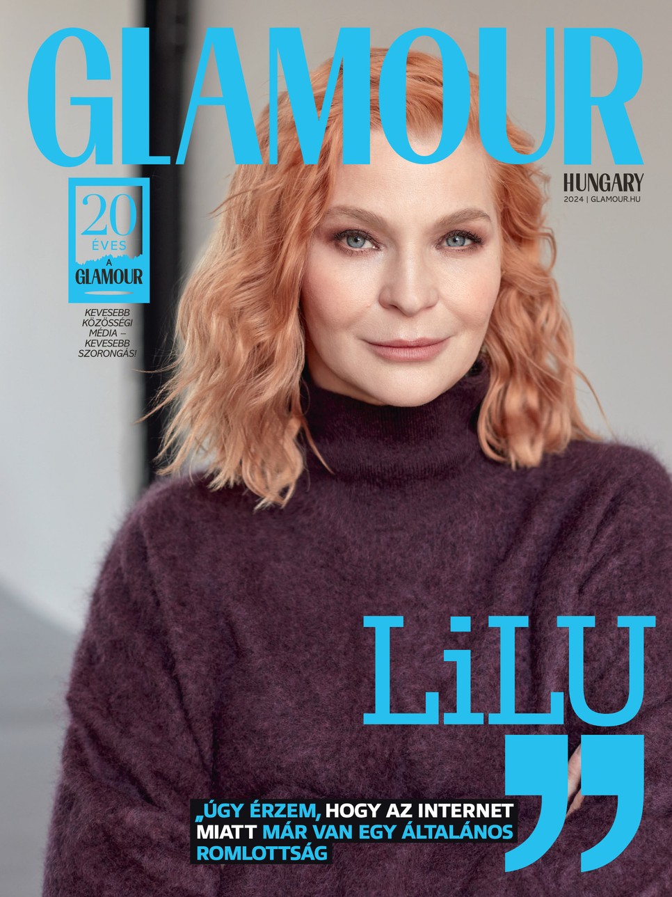 Lilu GLAMOUR 20 digitális címlap