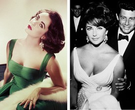 Elizabeth Taylor már az 50-es évektől igencsak vonzónak számított. Ő kifinomultan szolíd dekoltázzsal kezdte, a 70-es évekre viszont eljutott a merészebb megoldásokig. 