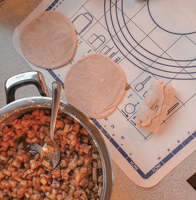 Almás chimichanga, ahogy Nagy Szofi szereti!