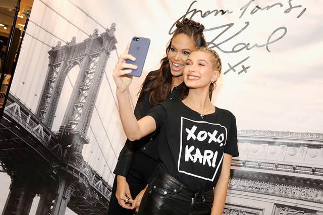 Joan Smalls, Hailey Baldwin Snapchat