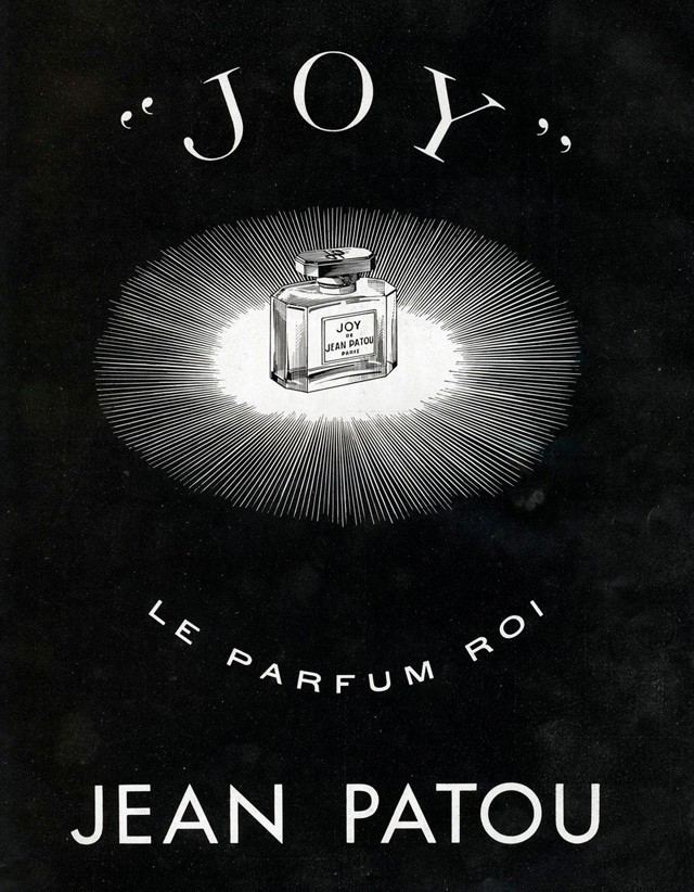Jean Patou Joy parfüm reklámja a 30-as évekből