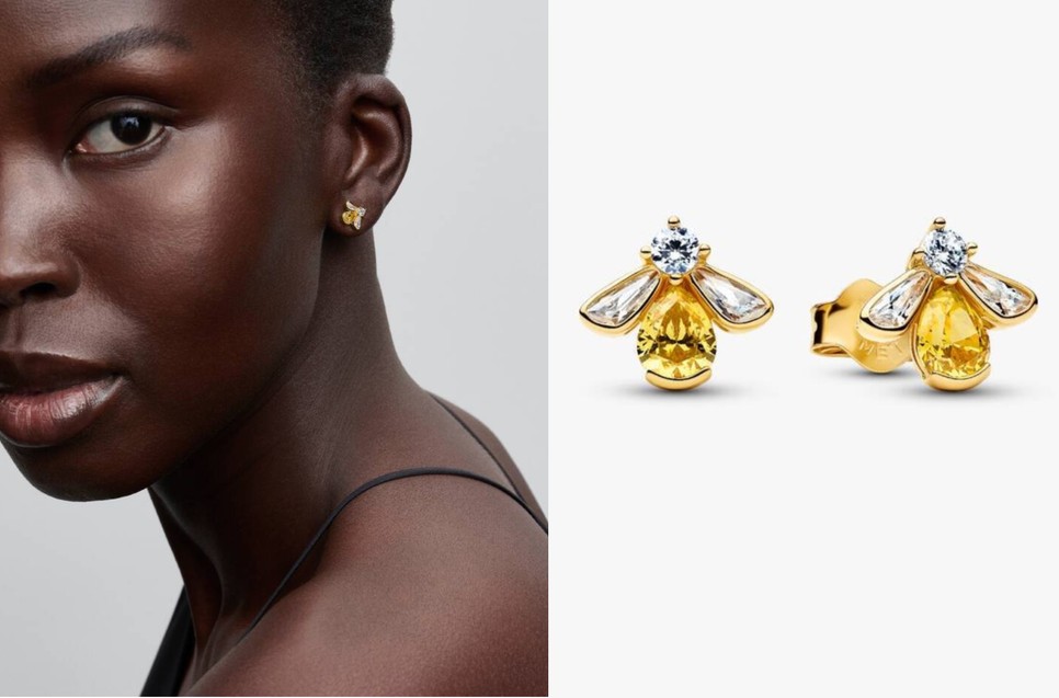 Házi méh gombfülbevaló PANDORA 34 800 Ft