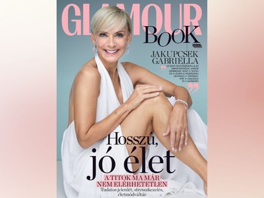 Jakupcsek Gabriellával a címlapon megjelent a GLAMOUR BOOK őszi száma