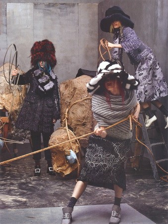 Axente Vanessa 24 oldala az olasz Vogue-ban