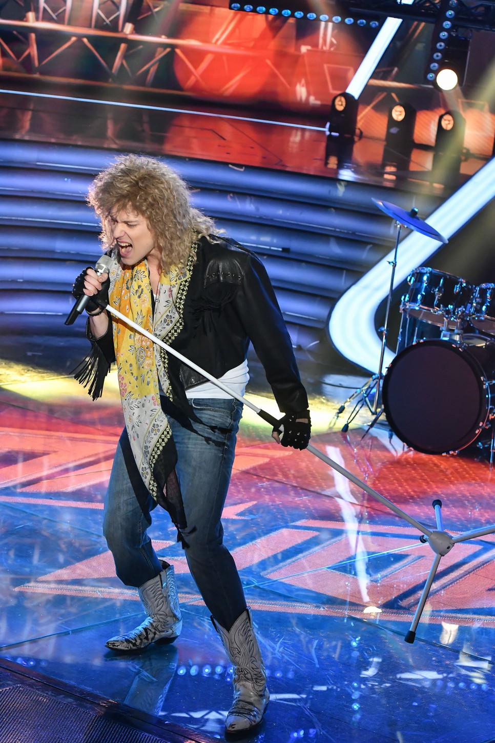 Valkusz Milán Jon Bon Joviként a Sztárban sztár színpadán