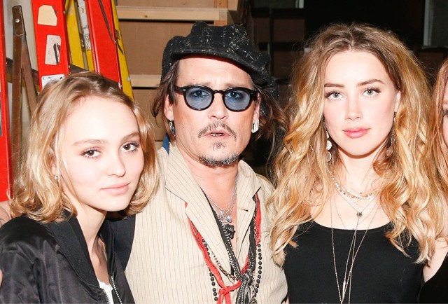 lily rose depp, johnny depp, amber heard