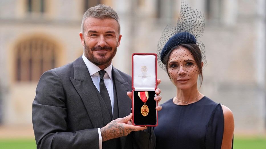 David Beckham megvédte feleségét egy meccs következtében