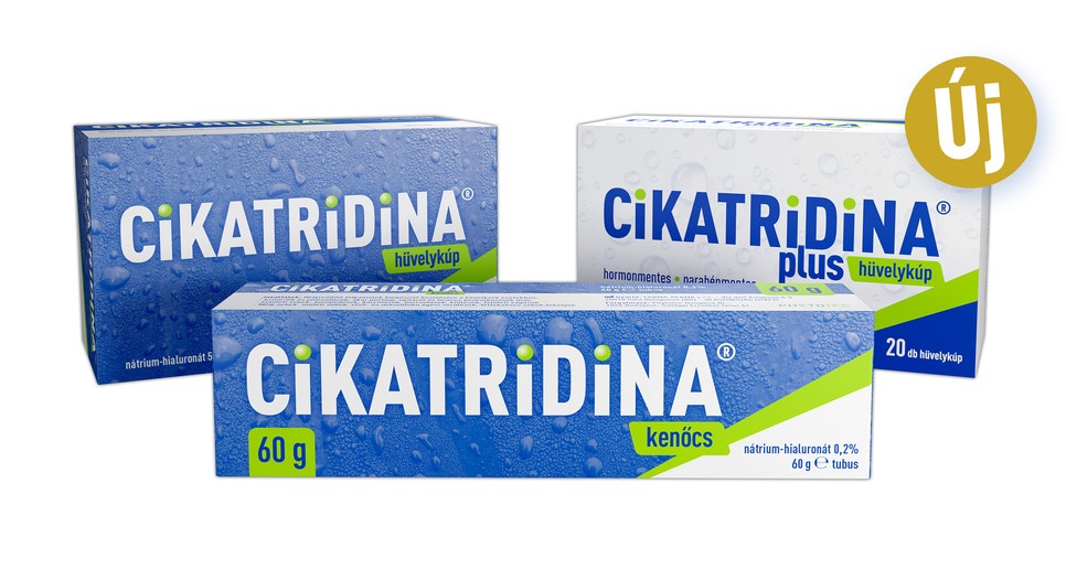 A Cikatridina Plus és Cikatridina hüvelykúpok és a Cikatridina kenőcs patikában kapható gyógyászati segédeszközök.