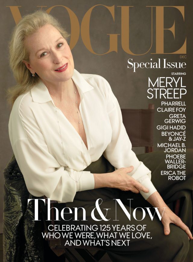 Meryl Streep a Vogue különkiadásának címlapján