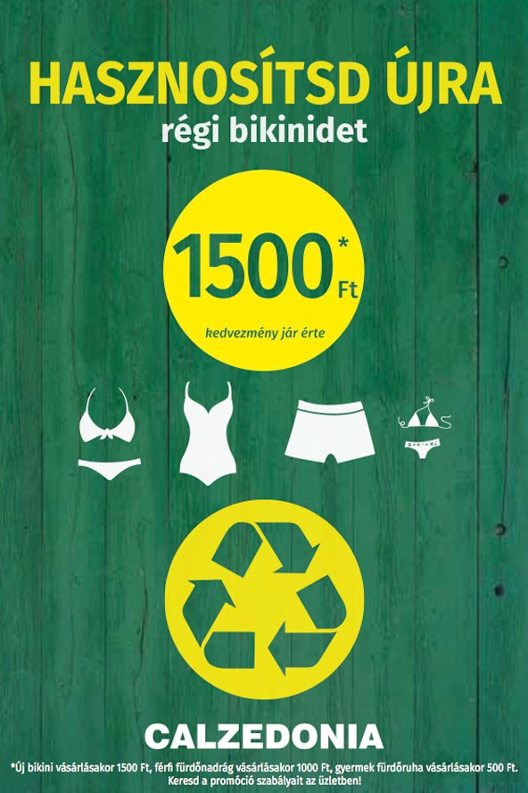 A Calzedonia értéket ad megunt ruhadarabjaidnak!
