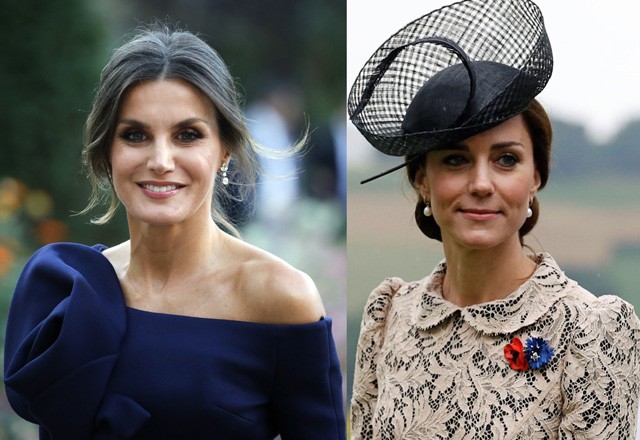 A két legszebb előkelőség: Kate Middleton és Letícia királyné szuperstílusos találkozása