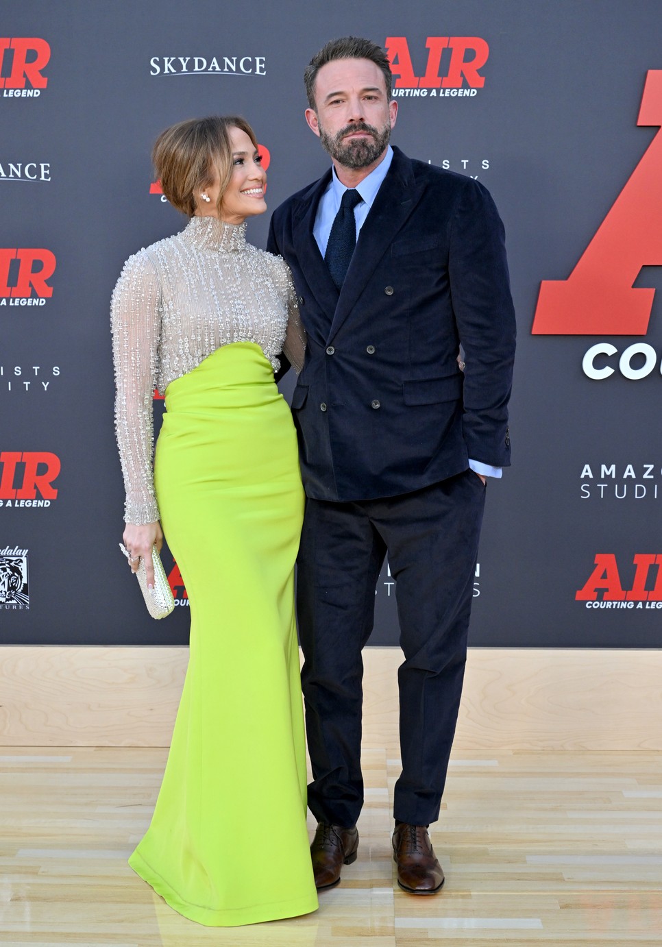 Jennifer Lopez és Ben Affleck az Air Los Angeles-i premierjén