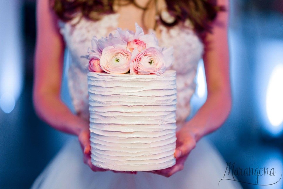Esküvői torta a Marangonától