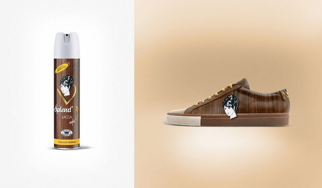 Cipőpaszta és műfogsorragasztó-inspirálta cipők az olasz művész munkájában