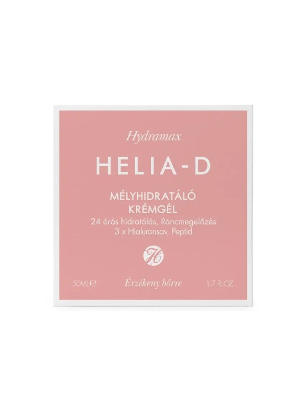 Hydramax mélyhidratáló krémgél érzékeny bőrre HELIA-D 2999 Ft/50 ml (59,98 Ft/1 ml) a Rossmann üzleteiben és online, GLAMOUR kuponnal, 30% kedvezménnyel 2099 Ft