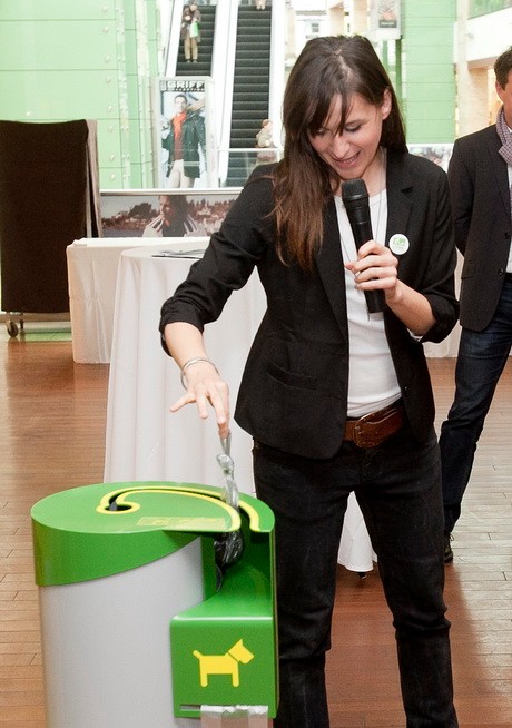 Németh Juci lelkes környezetvédő, Fotó: Kalmár Lajos