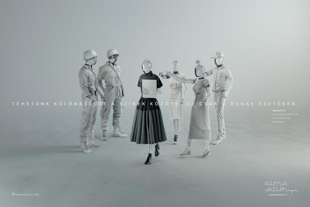 Ruhái színvilágával tüntet a magyar tervező a rasszizmus ellen