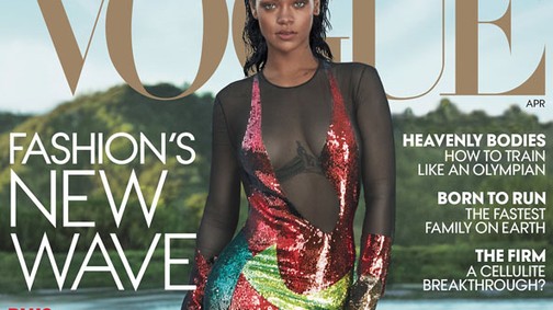 Rihanna legszebb fotói a Vogue magazin új számában