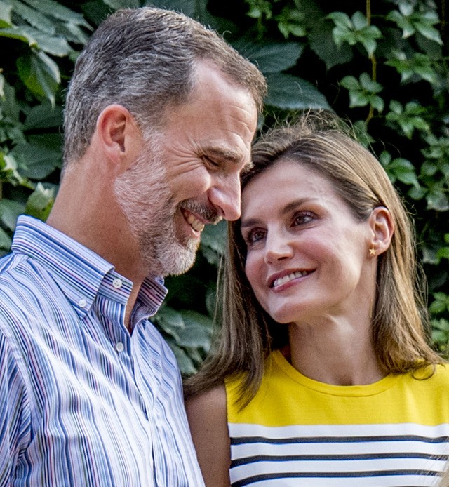 Fülöp király és Letícia királyné