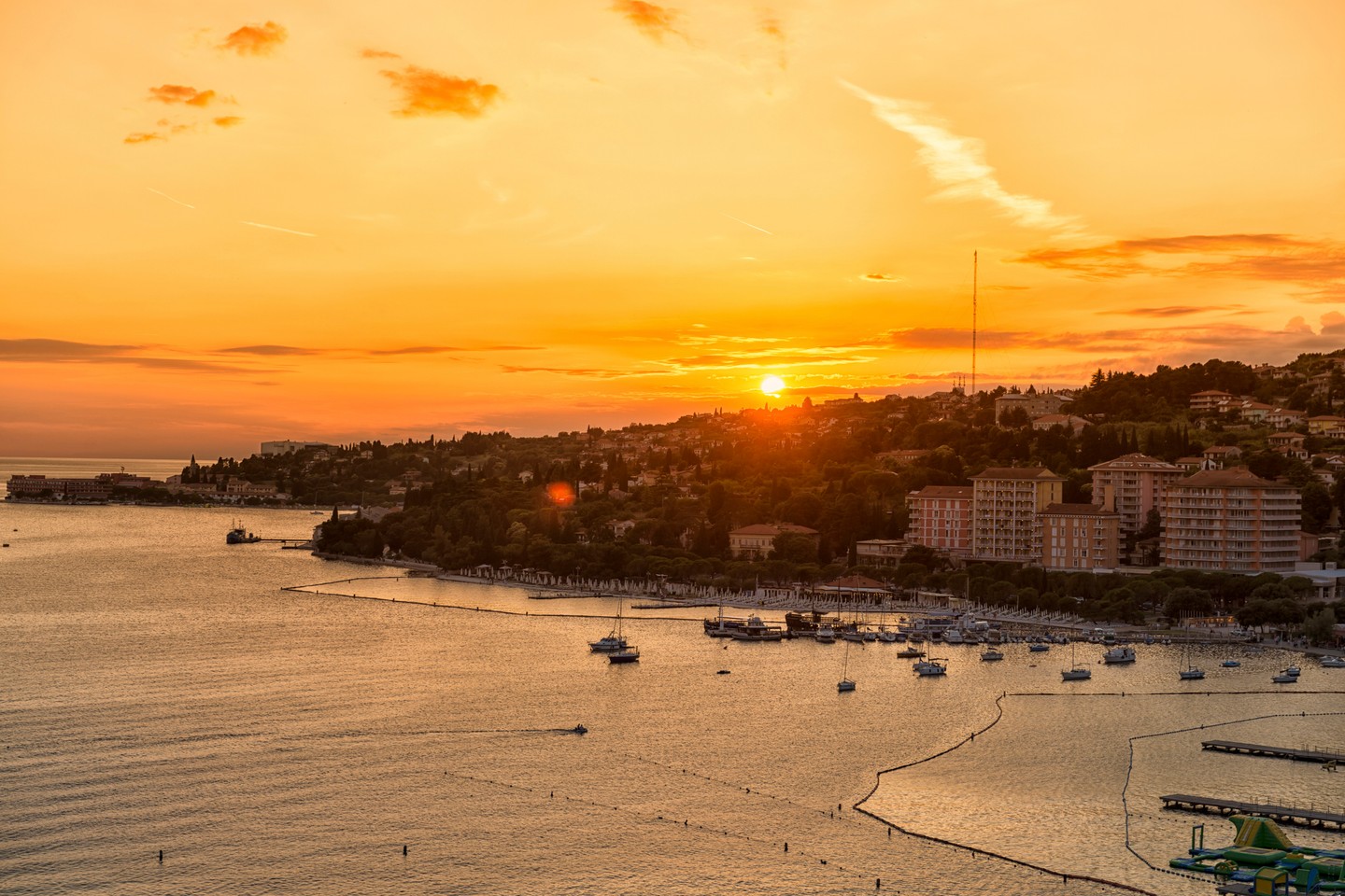 Portoroz Beach, Szlovénia