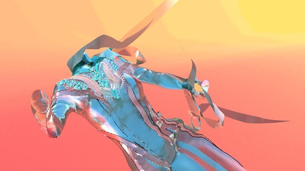 DFF studio 2020 - Digital Couture Look with digitized embroidery