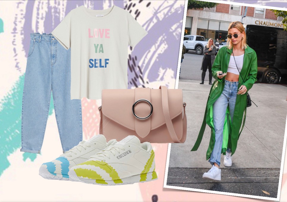 Organikus pamut póló RESERVED 2595 Ft Farmernadrág MANGO 9995 Ft Bőr válltáska GINO ROSSI – CCC 26900 Ft Tornacipő REEBOK X COLLINA STRADA – Footshop 31990 Ft